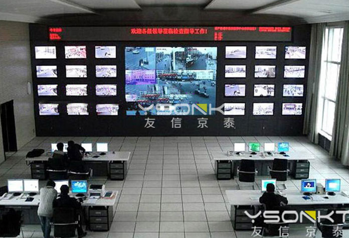 北京西城区某集团电视墙案例